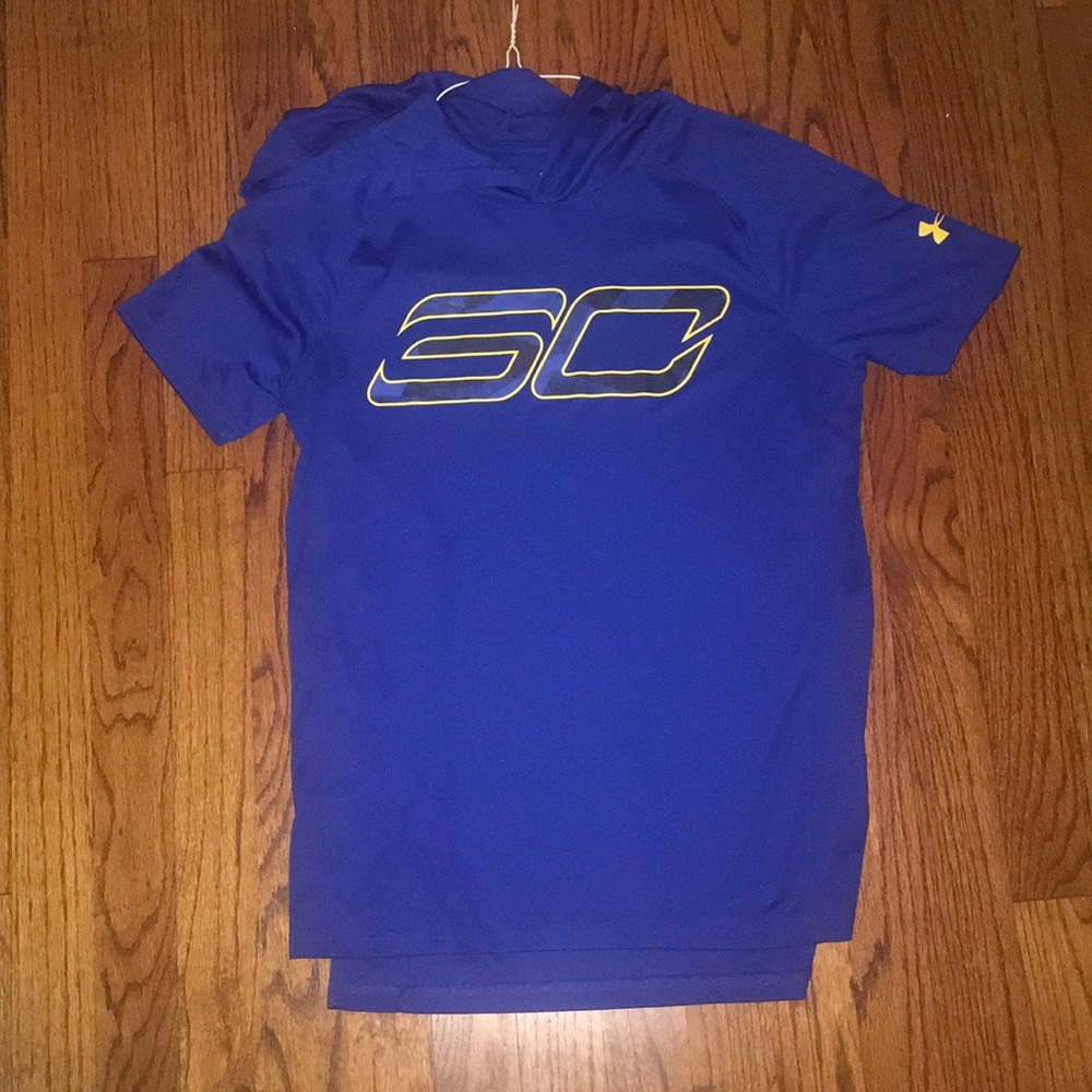 Boys Stephen Curry Under Armour Hooded Shirt